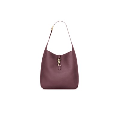 YSL LE 5 À 7 SUPPLE LARGE IN GRAINED LEATHER 850545AAAUQ6475 (30*28*11cm)